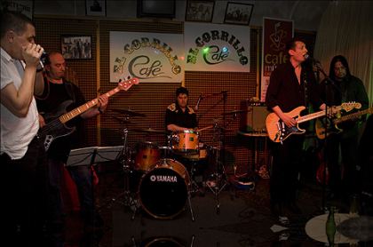 Mr.Blues 15 años. Con Pepo y el Niño