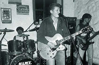 Primer concierto de Mr. Blues: El Portalón de Mayte, San Martín del Castañar, Salamanca. Agosto de 1993