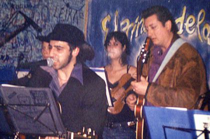 Con Xavi Martín 'Principe de los Gatos'. Salamanca. 2004