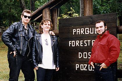 Con Cuca y Klaus. Vigo 1994