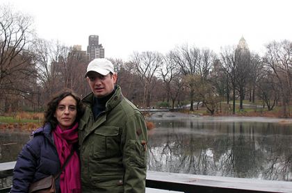 Con Bego en Central Park. New York. 2010